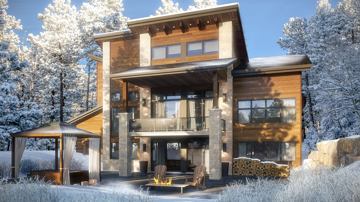 Le Norden | Projet immobilier à St-Sauveur | Maison d'inspiration | Le Mont-Blanc