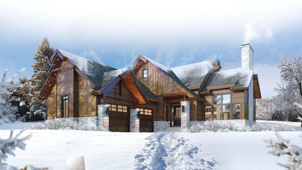 Le Norden | Projet immobilier à St-Sauveur | Maison d'inspiration Le Saint-Sauveur Hiver